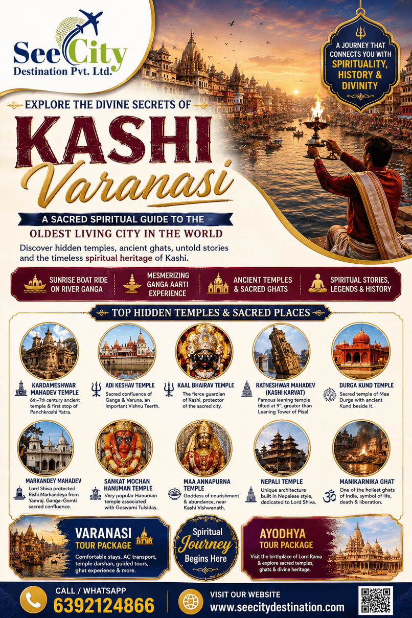 Hidden Places & Ancient Temples in Varanasi: A Sacred Spiritual Guide to Kashi
